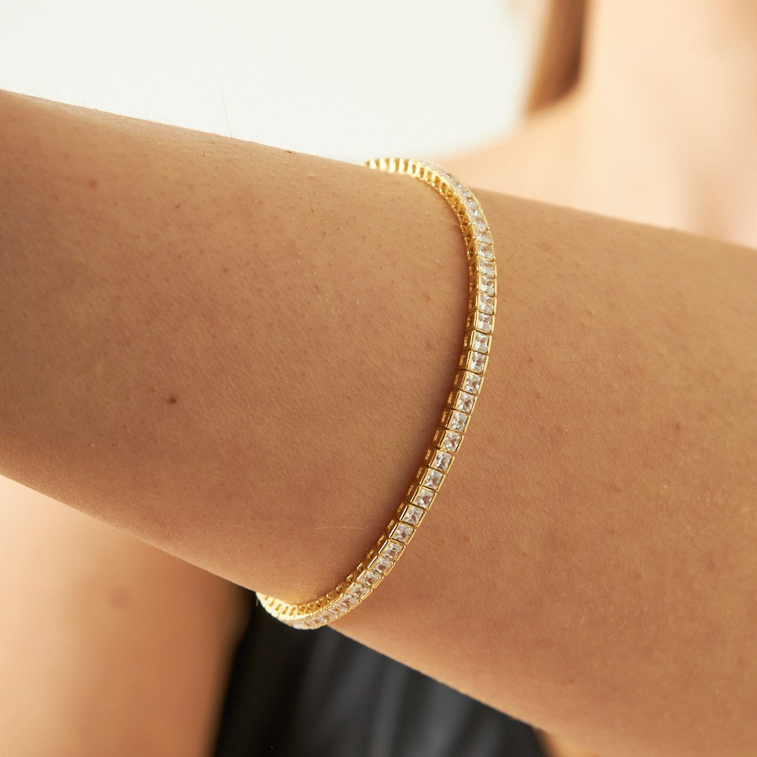 Tam Tur Su Yolu Bileklik - 925 GÜMÜŞ