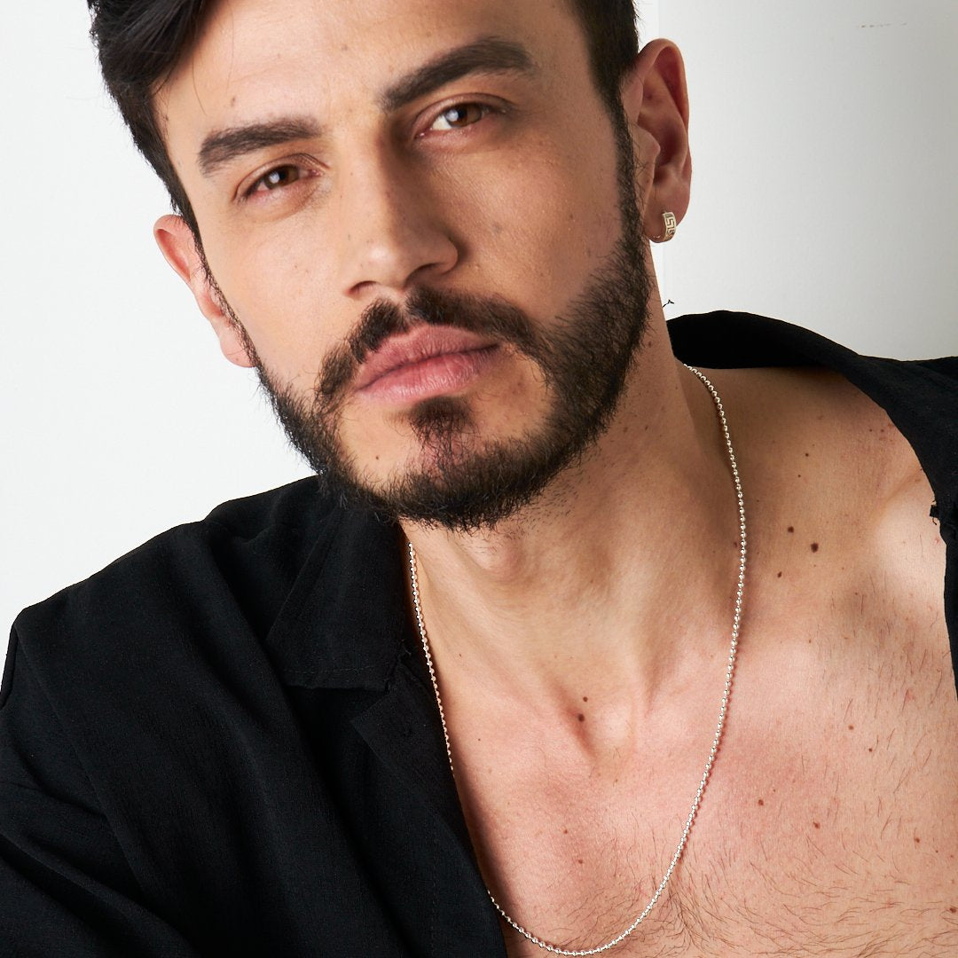 Top Zincir Kolye - 925 GÜMÜŞ