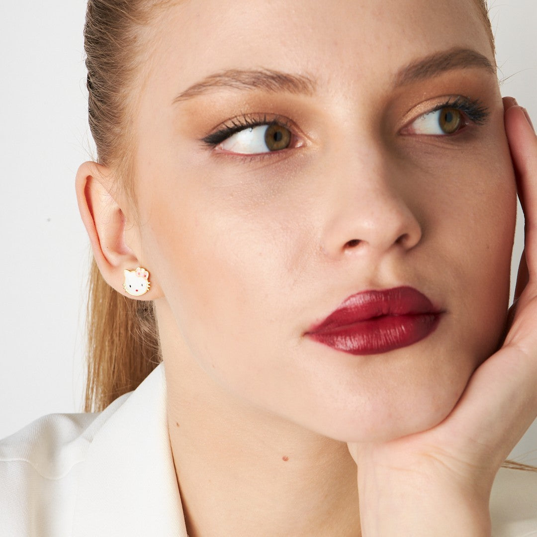 Hello Kity Küpeleri - 925 GÜMÜŞ