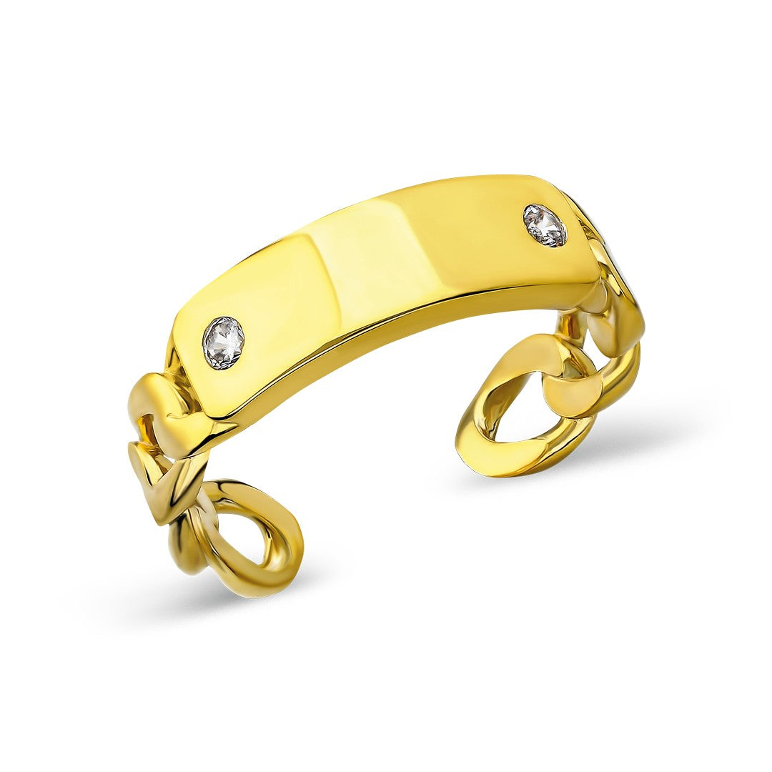 Gurme Kübik Zirkon Yüzük - 925 GÜMÜŞ