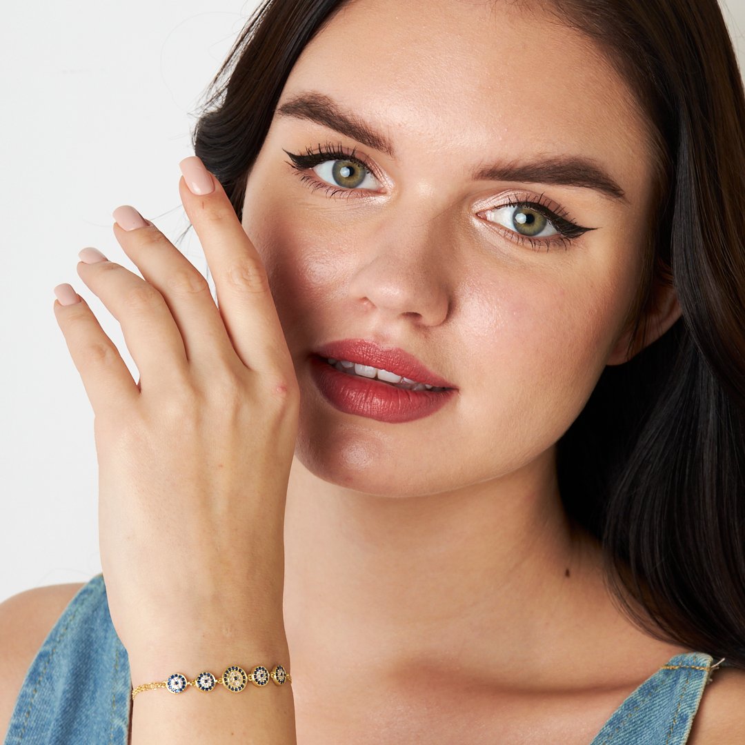 Beşli Nazar Bileziği - 925 GÜMÜŞ