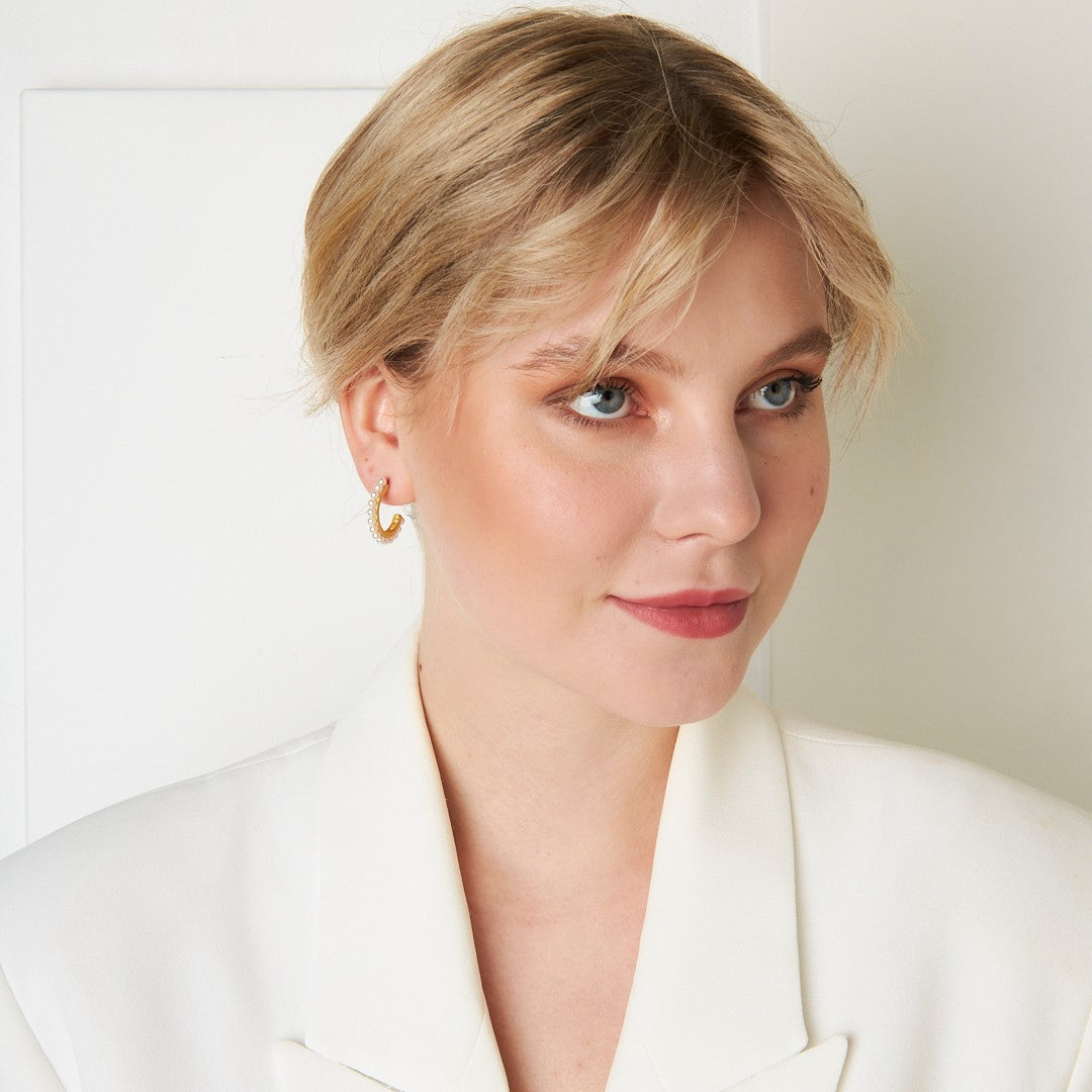 İnci Küpeler - 925 GÜMÜŞ