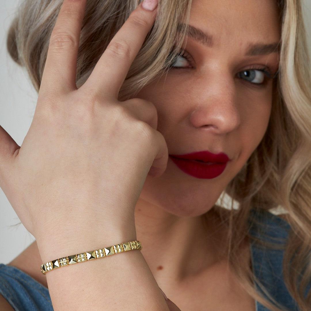 Kabuk Şeklinde Bilezik - 925 GÜMÜŞ