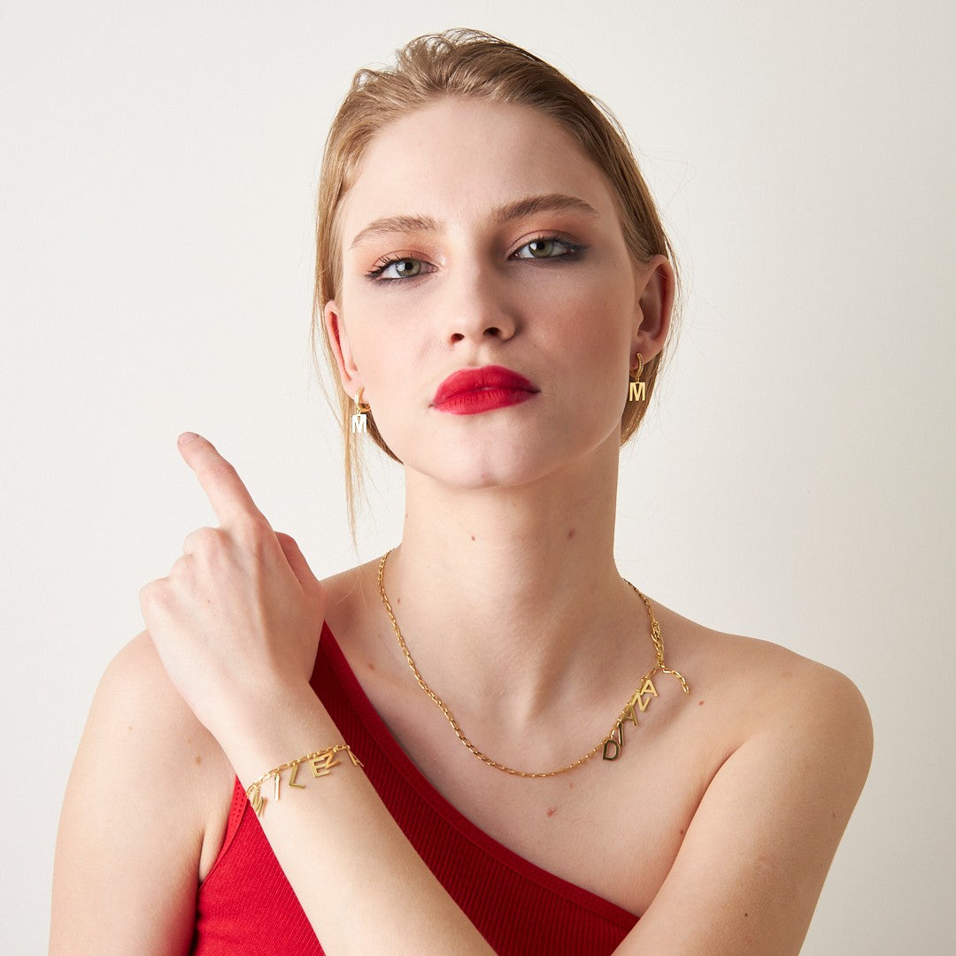 İsim Ve Harf Seti - 925 GÜMÜŞ