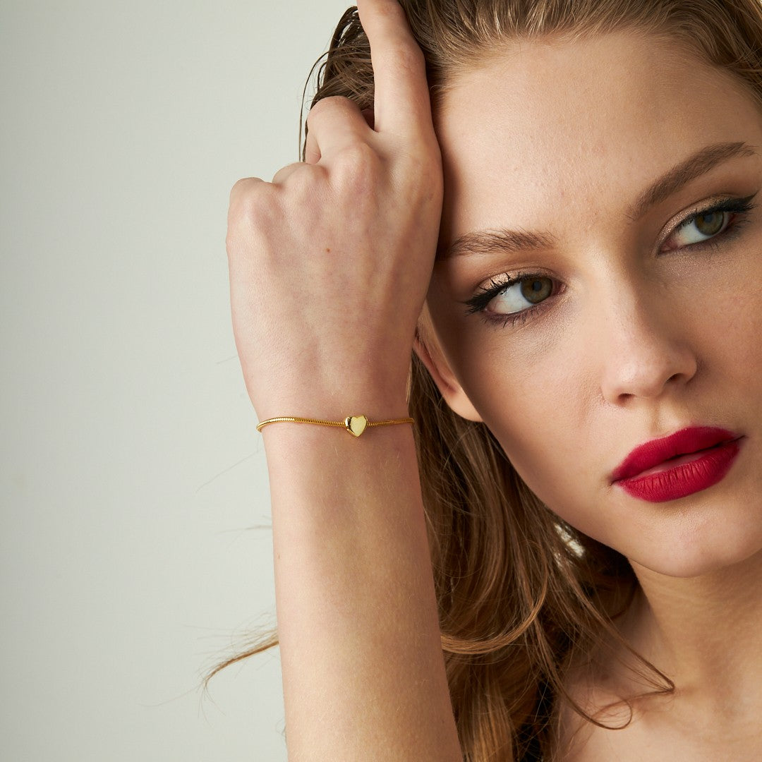 Tondo Kalpli Zincir Bileklik - 925 GÜMÜŞ