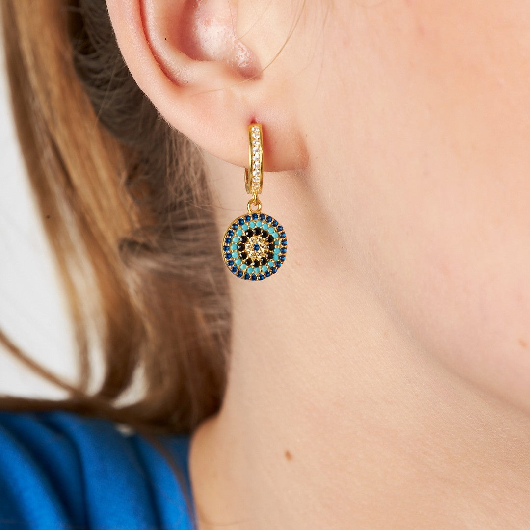 Sosyete Gözü Küpeleri - 925 GÜMÜŞ