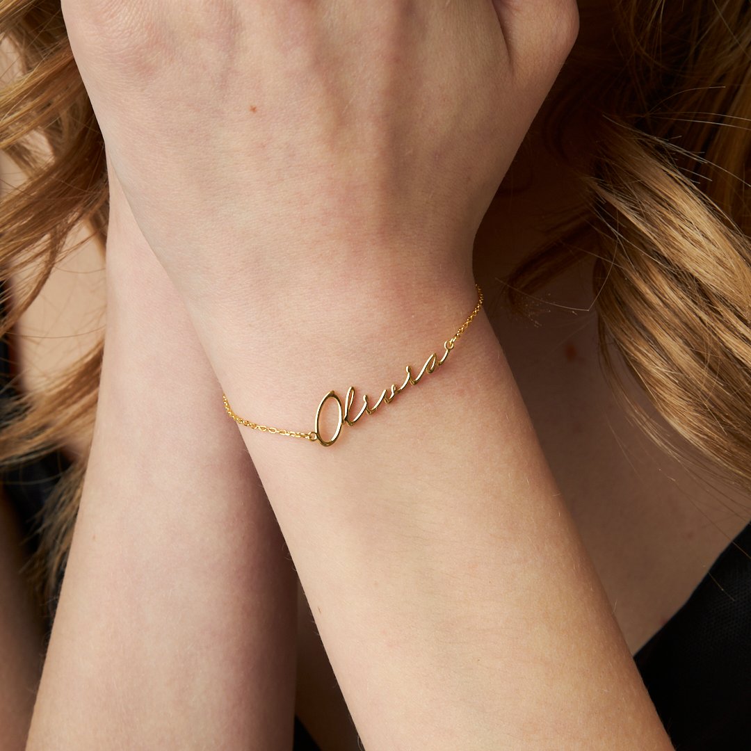 İsimli Temel Bileklik - 925 GÜMÜŞ