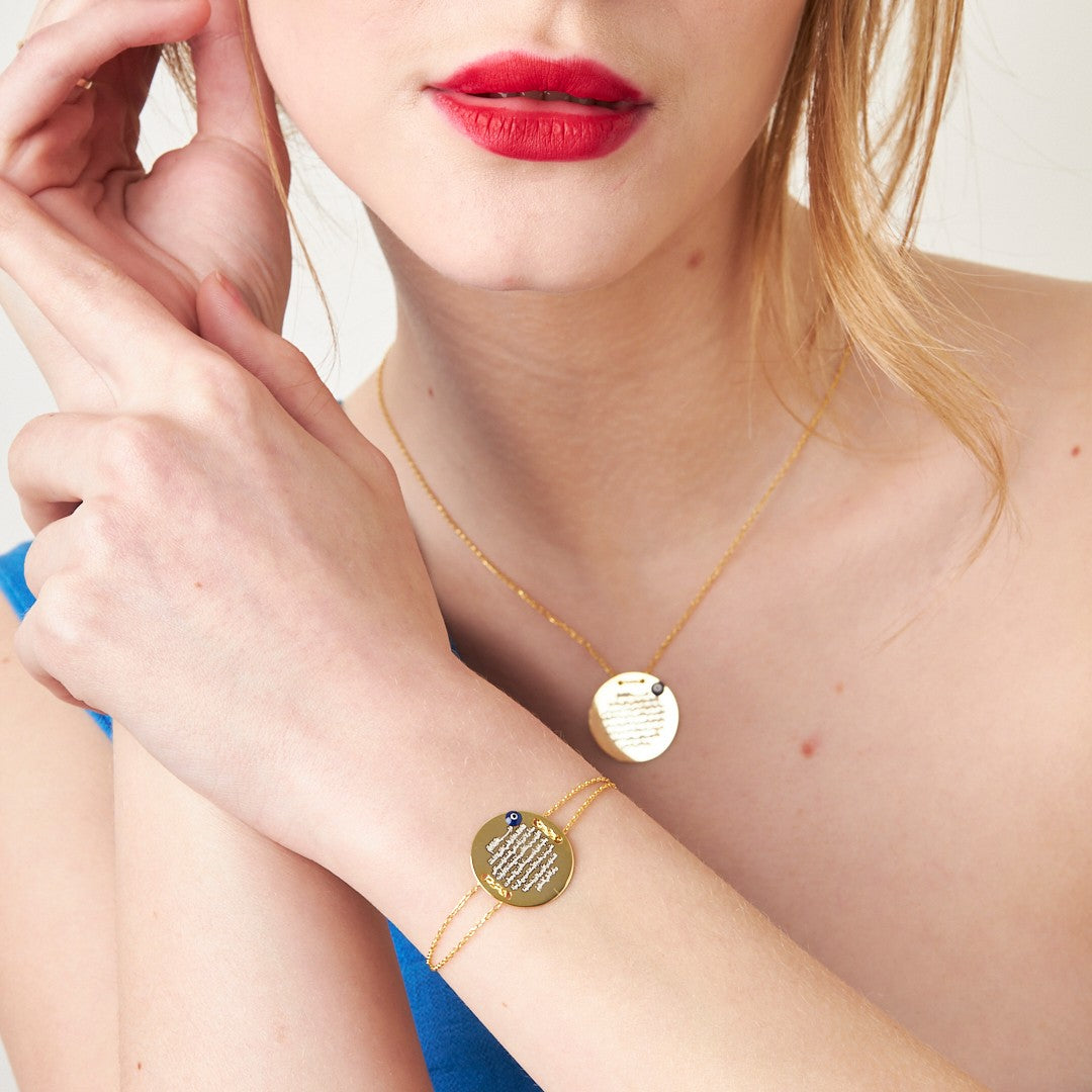 Nazarlı Dua Set - 925 GÜMÜŞ