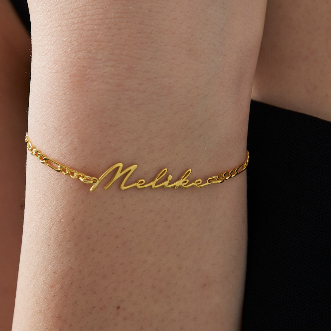 Figaro Zincirli İsim Set - 925 GÜMÜŞ