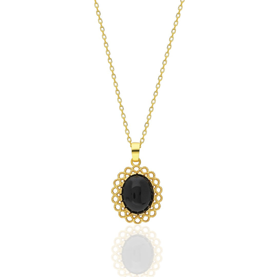Safir Kolye - 925 GÜMÜŞ