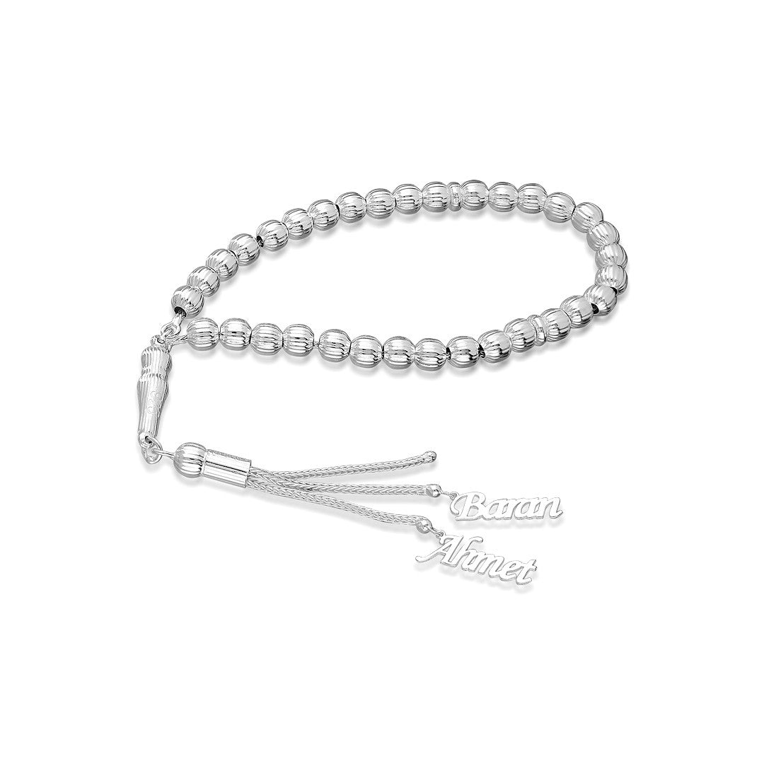 İki isimli tespih - 925 GÜMÜŞ