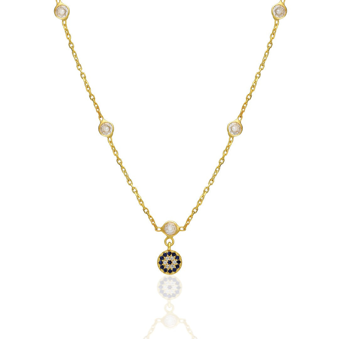 Göz Boncuk Kolye - 925 GÜMÜŞ