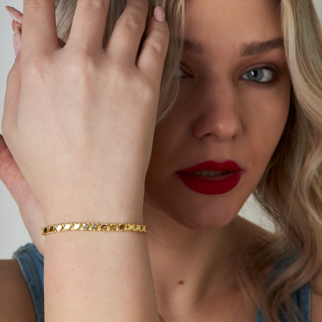 Arpa Bilezik - 925 GÜMÜŞ