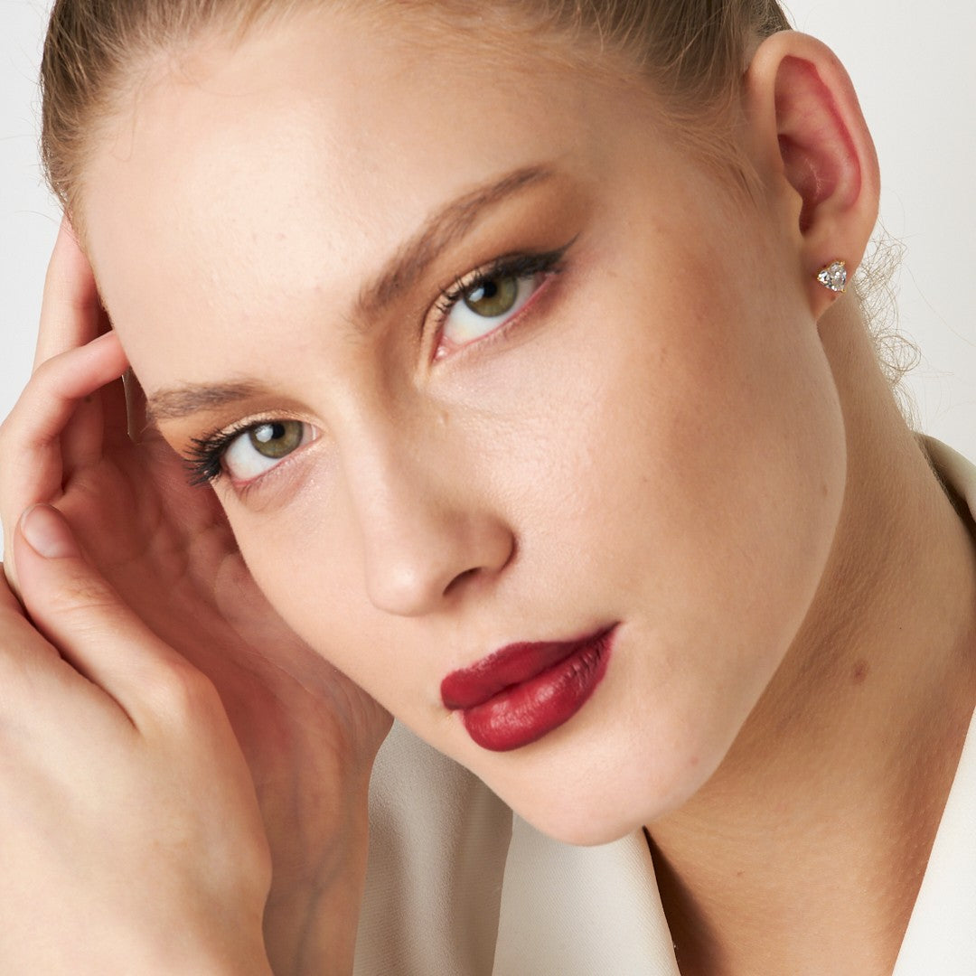 Baget Kalp Küpe - 925 GÜMÜŞ