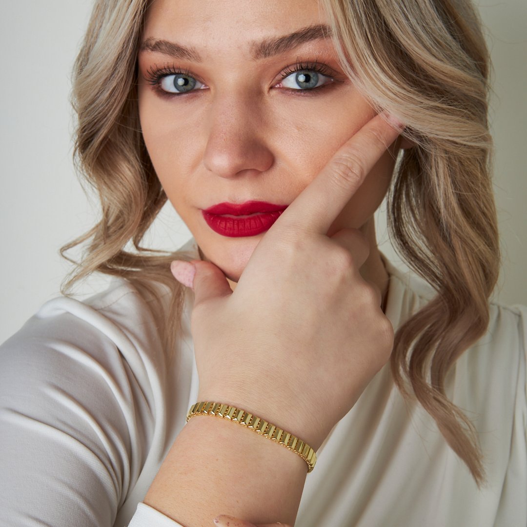 Dikdörtgen Bilezik - 925 GÜMÜŞ