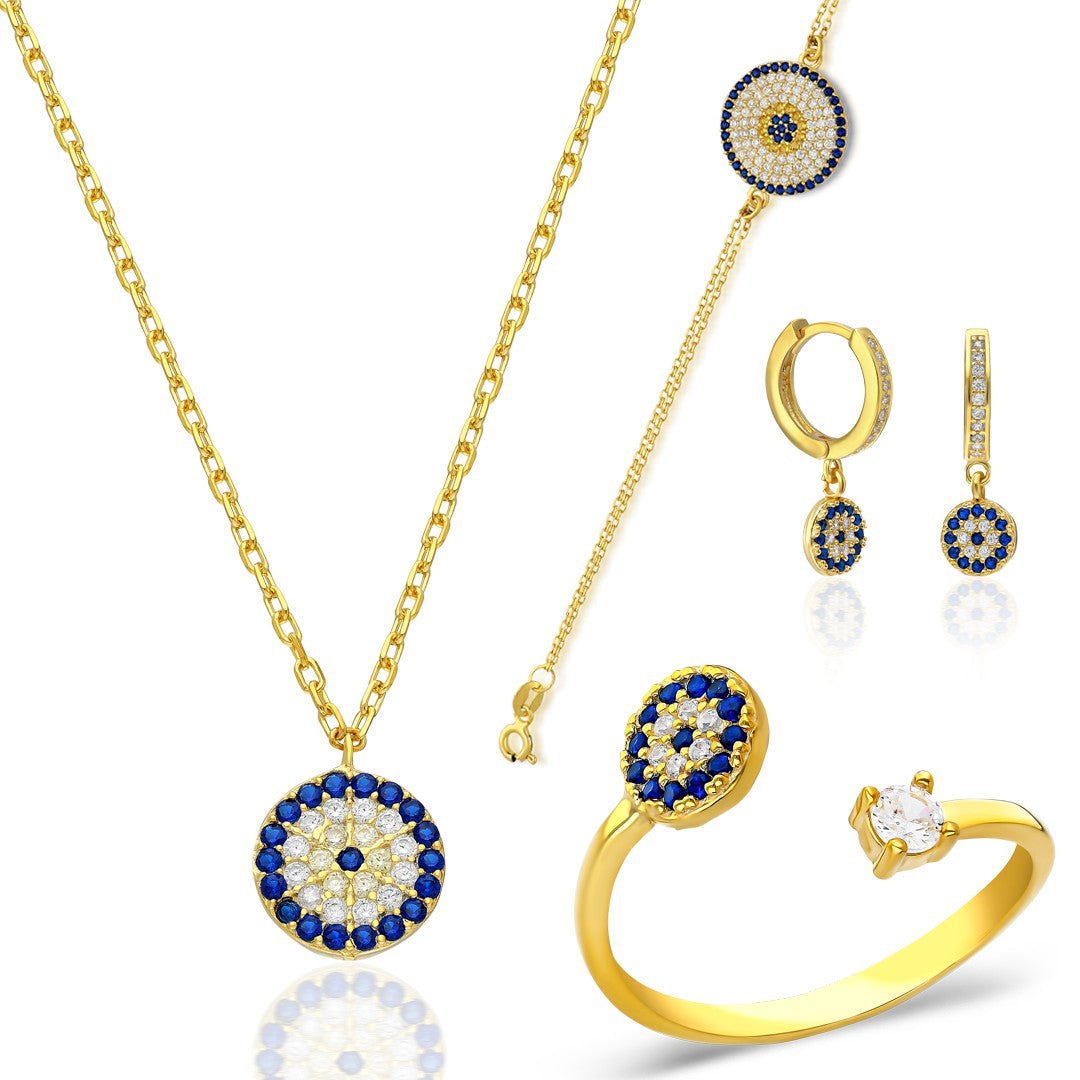 Nazar Taşı Seti - 925 GÜMÜŞ