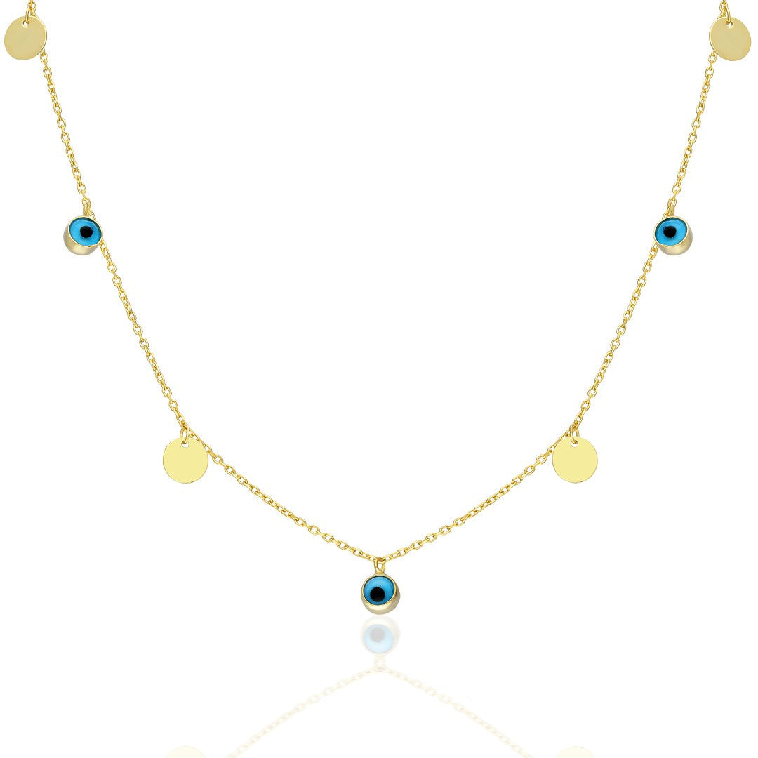 Nazar Damgası Kolye - 925 GÜMÜŞ