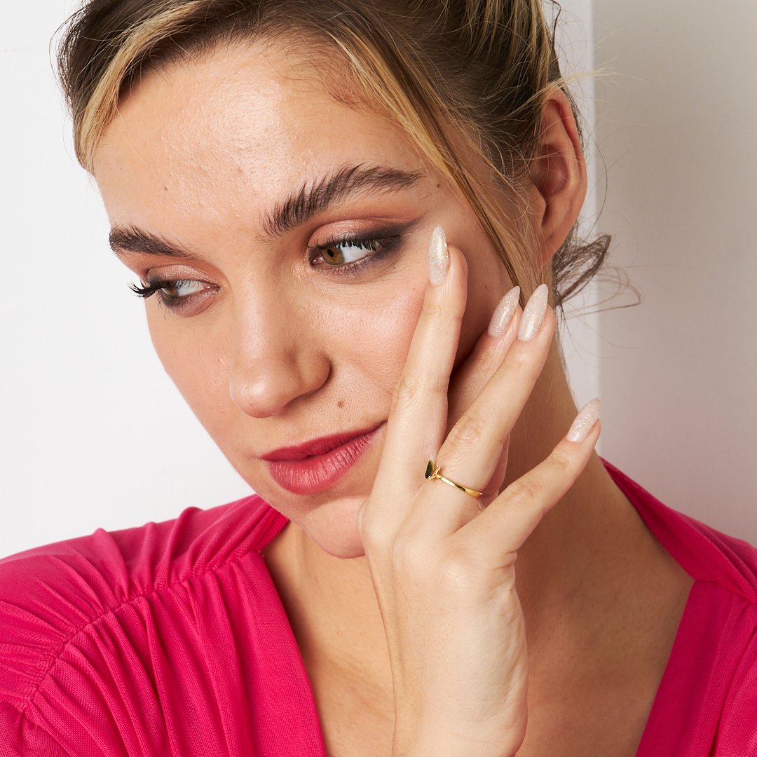 Kelebek Şıklık Yüzük - 925 GÜMÜŞ