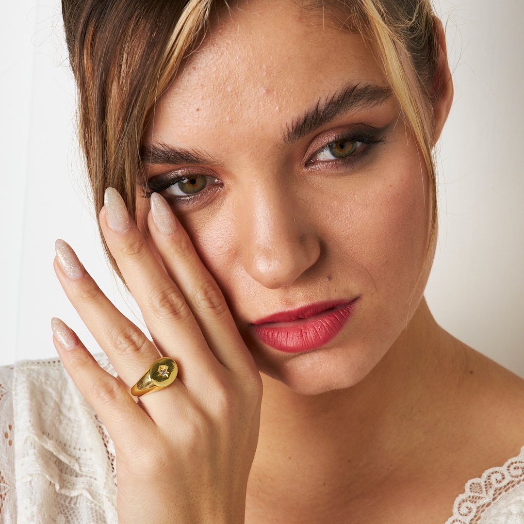 Güneş Işığı Yüzük - 925 GÜMÜŞ