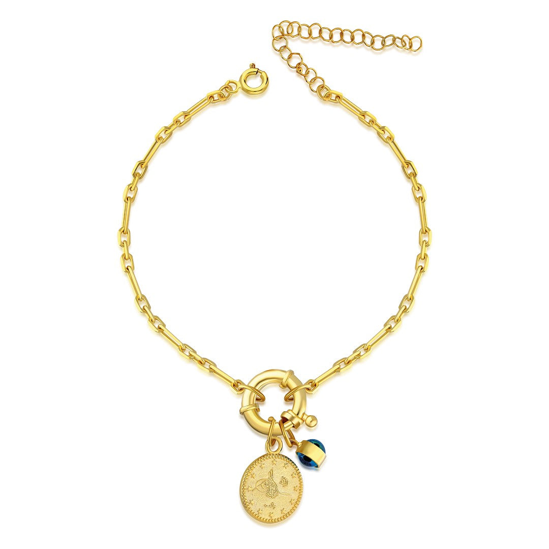 Çeyrek Nazar Bileklik - 925 GÜMÜŞ