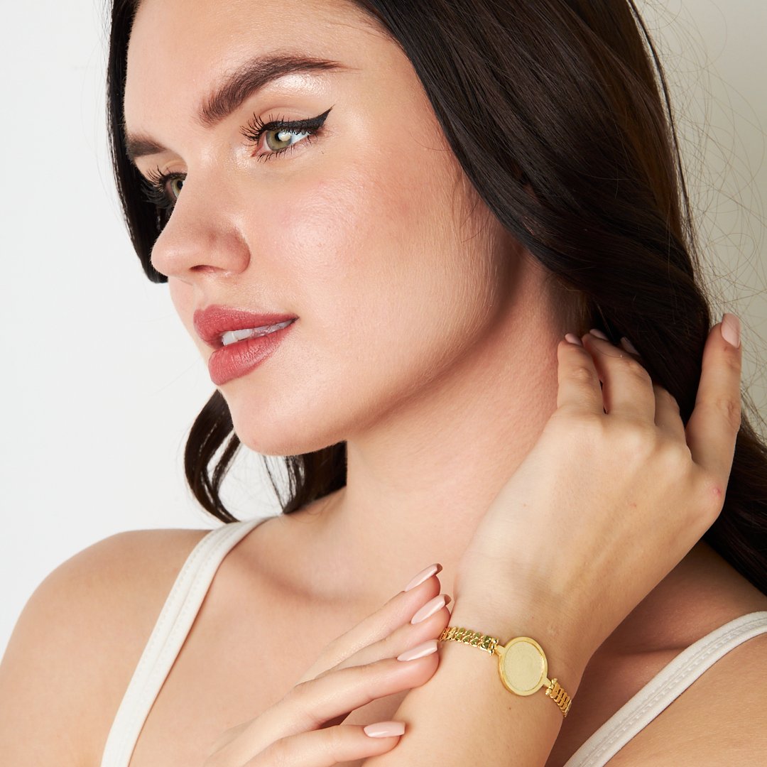 Su Damlası Zincir Bileklik - 925 GÜMÜŞ