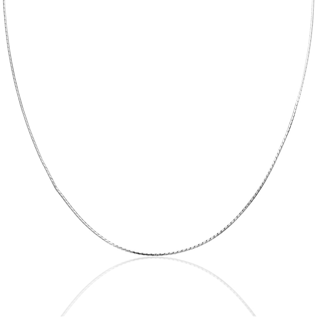 İnce Balıksırtı Zincir Kolye - 925 GÜMÜŞ