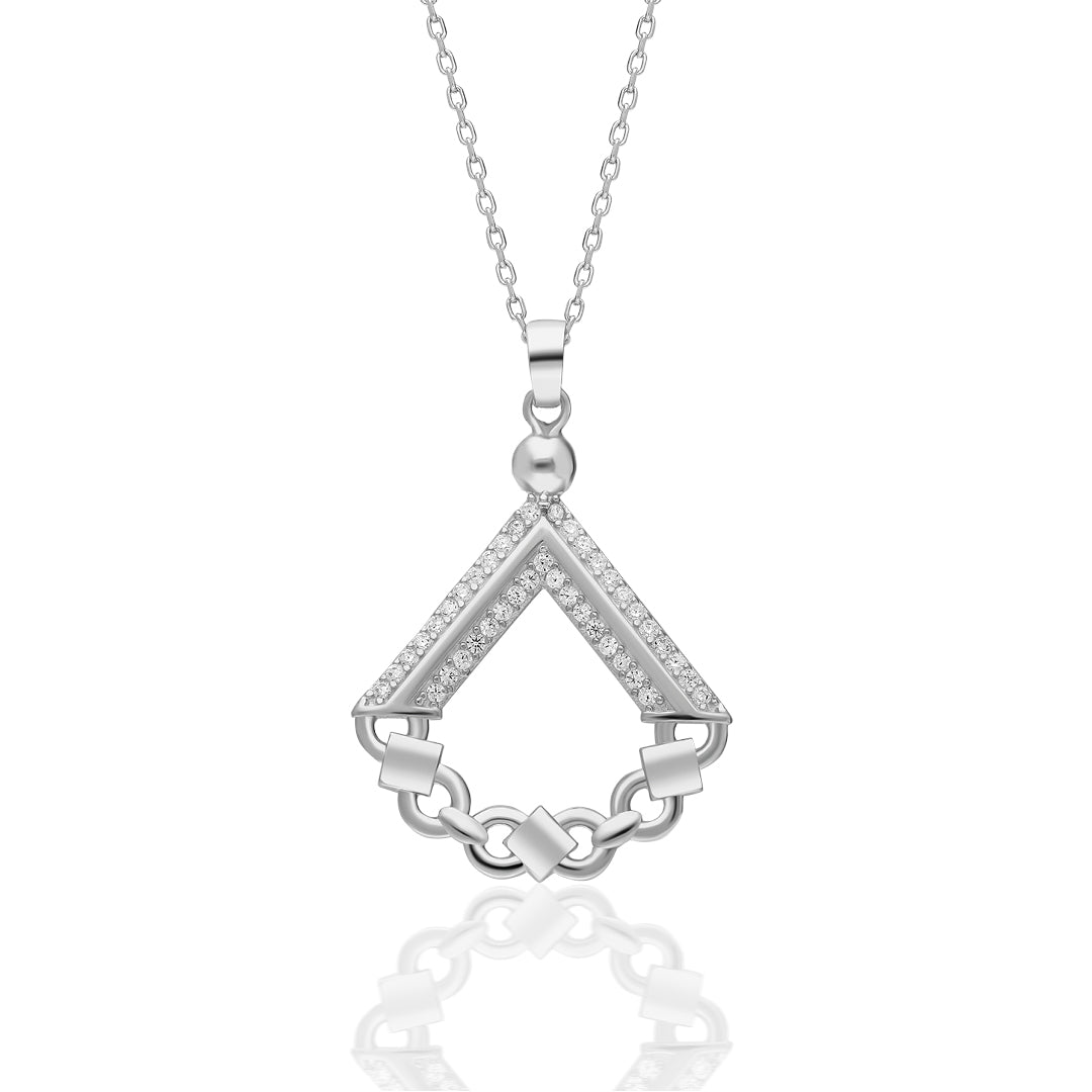 İki Taraflı Yaka - 925 GÜMÜŞ