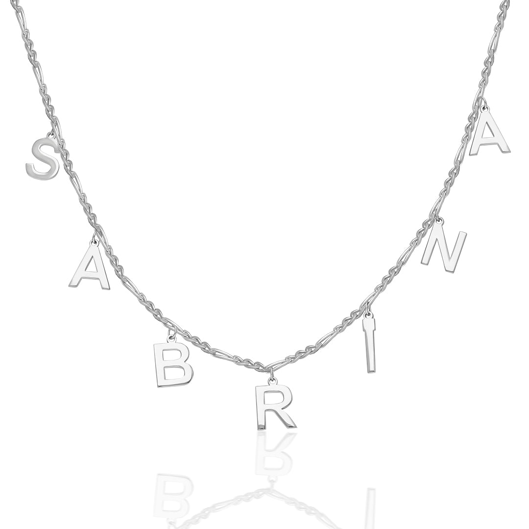 Harfli Sallanan Kolye - 925 GÜMÜŞ