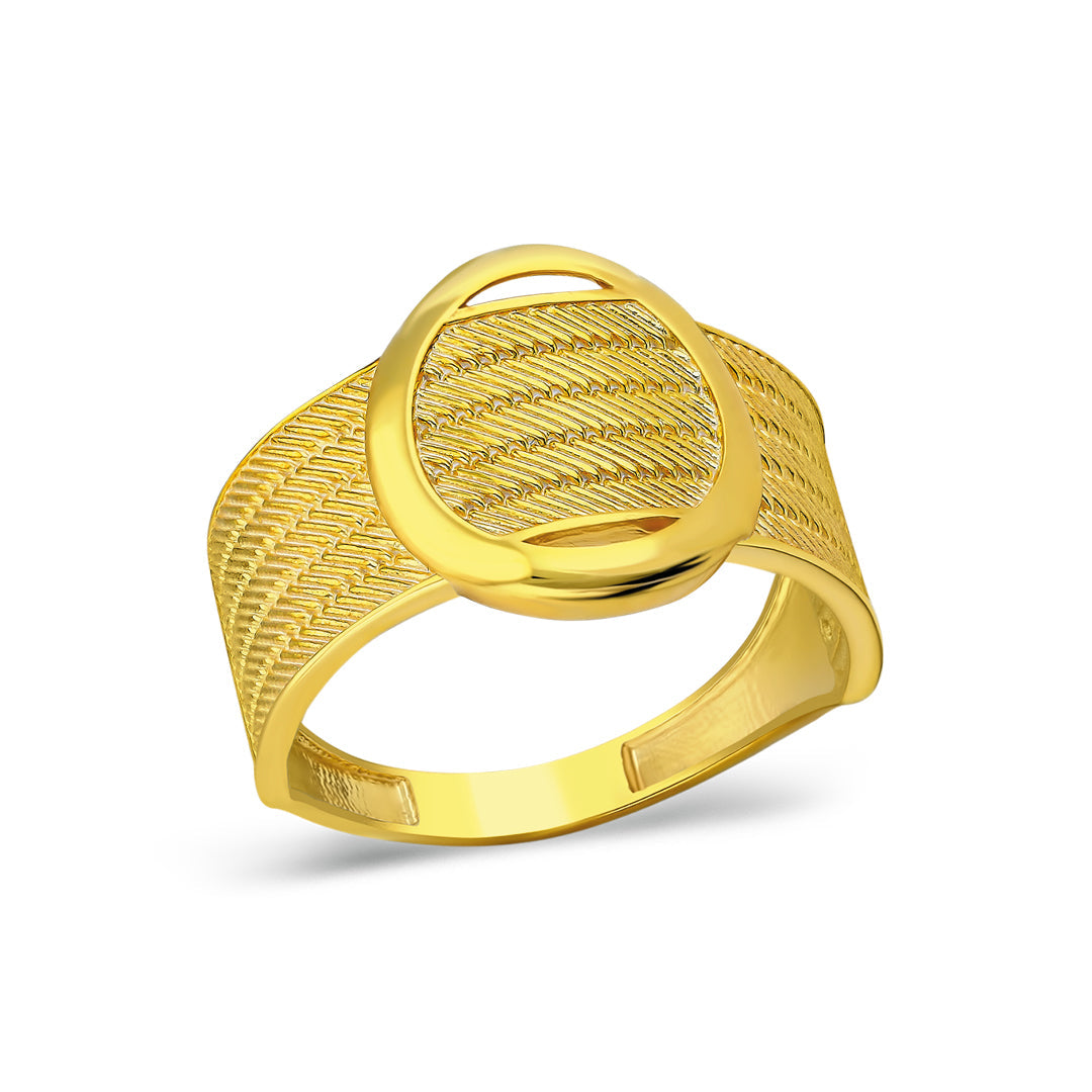 Beş Sıra Oval Örgülü Yüzük - 925 GÜMÜŞ