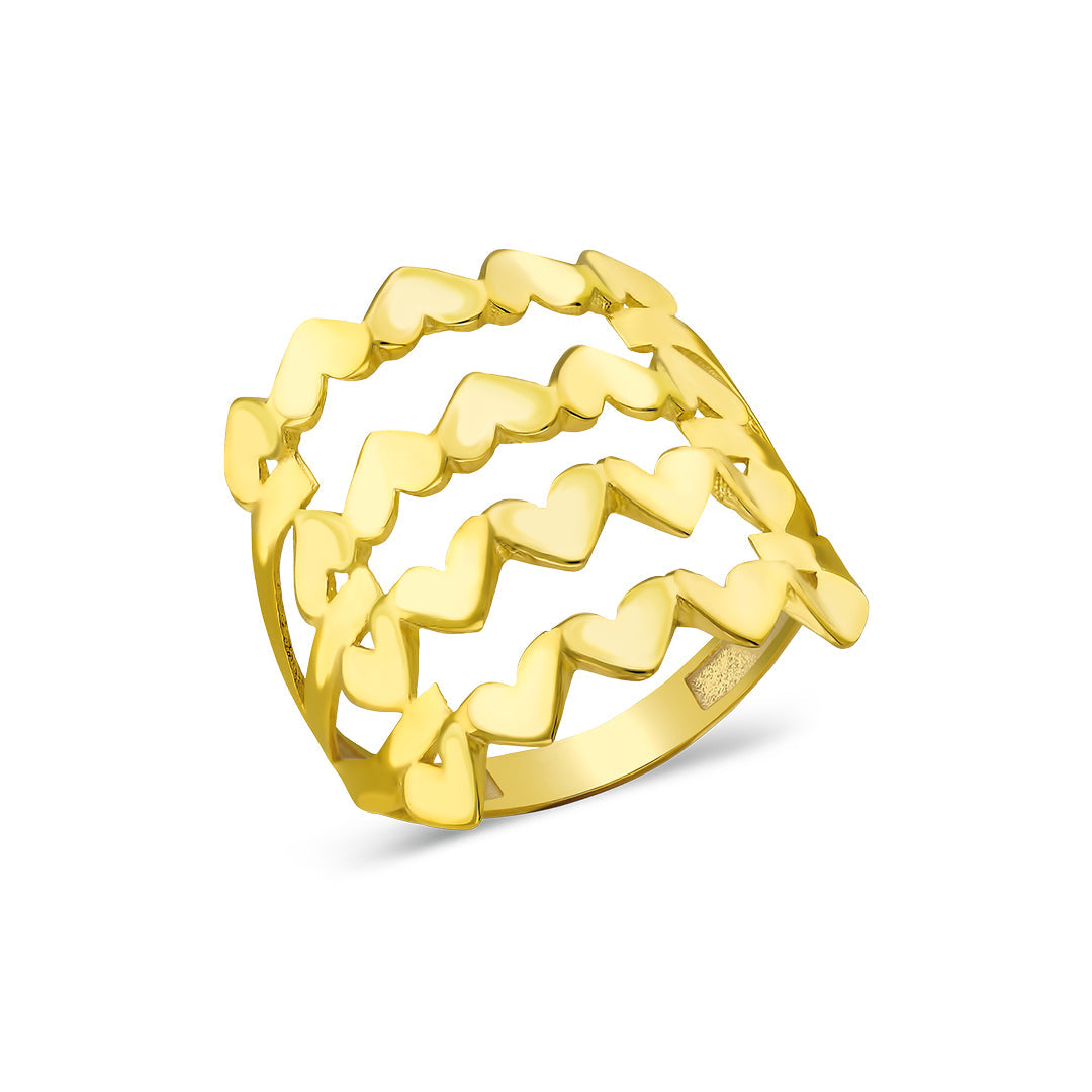 Kalpli Dalga Yüzük - 925 GÜMÜŞ