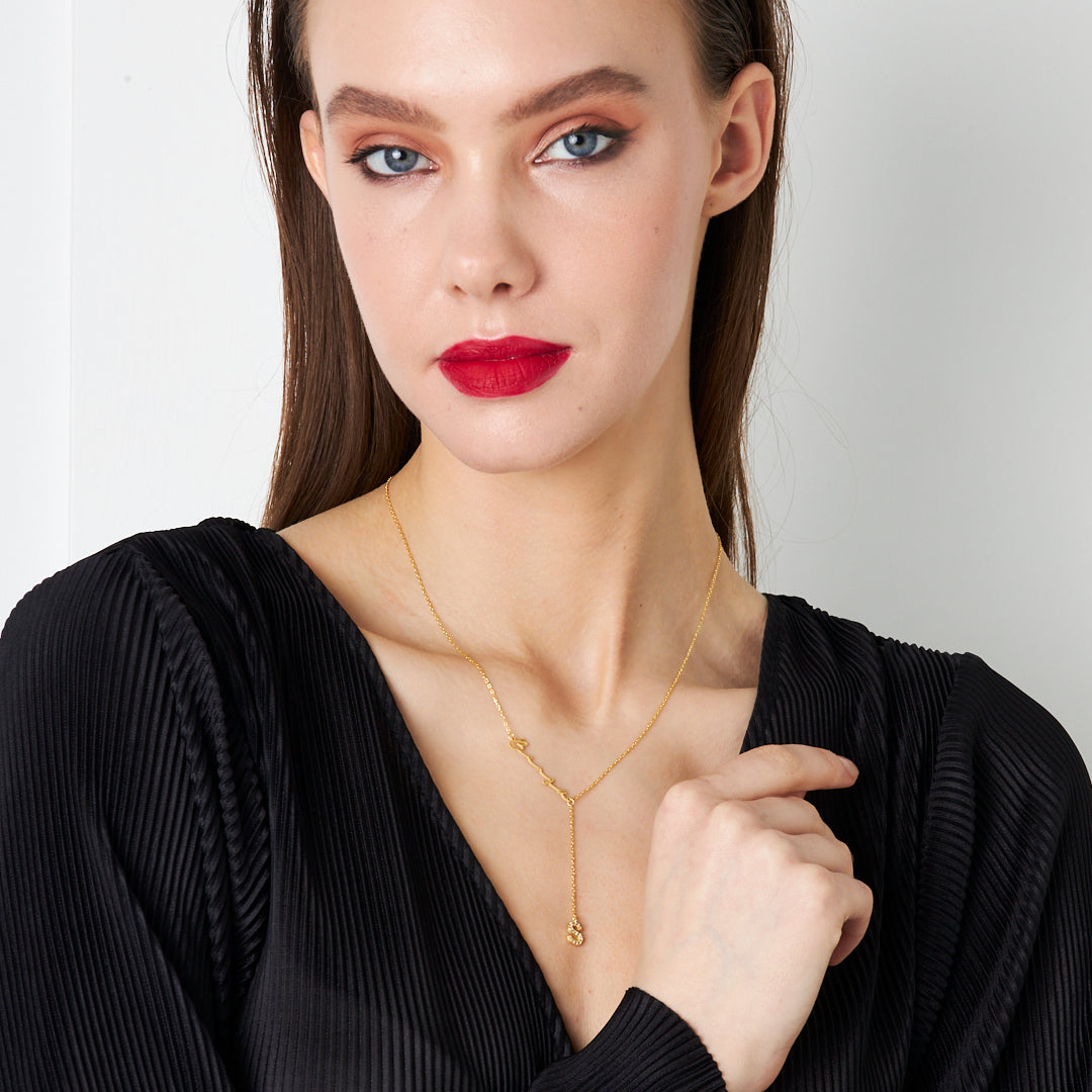 Harf İsimli Y Kolye - 925 GÜMÜŞ