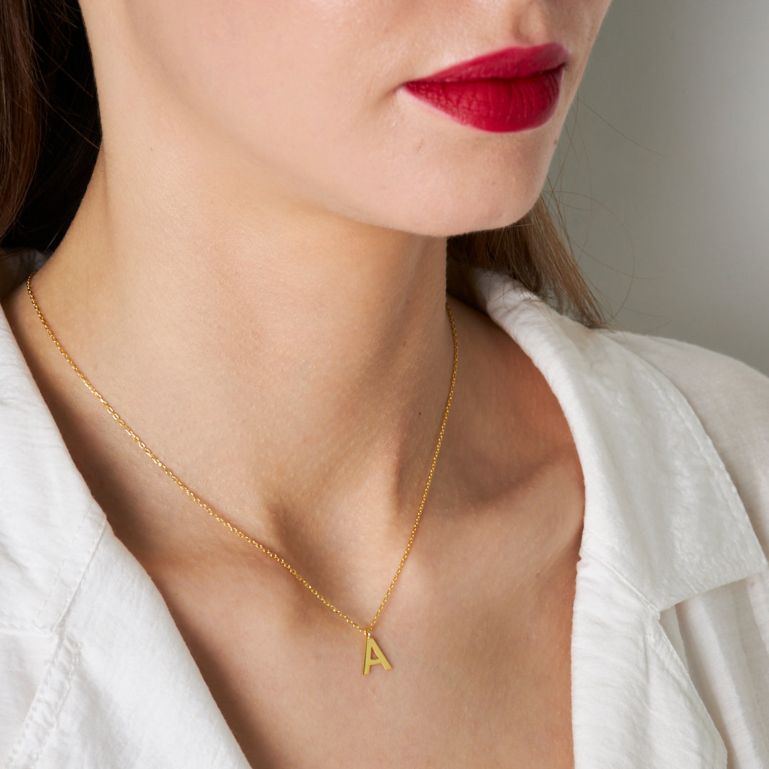 Harfli Kolye - 925 GÜMÜŞ