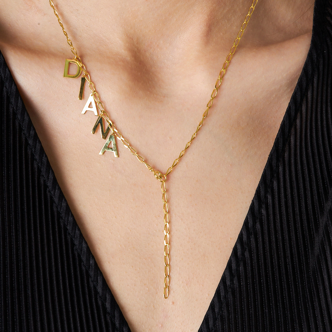 Kilitli İsimli Kolye - 925 GÜMÜŞ