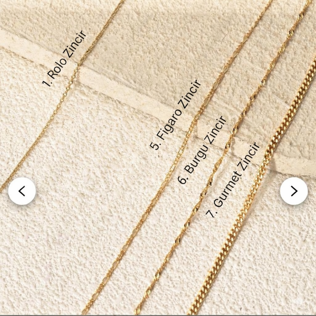 Büyük Harf Kolye | 925 Gümüş