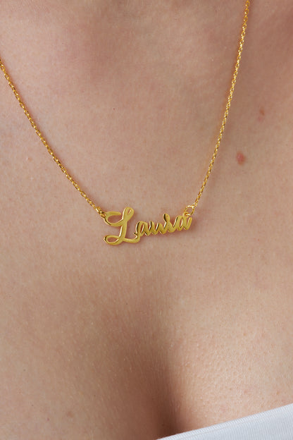 Fontlu İsim Kolye - 925 GÜMÜŞ