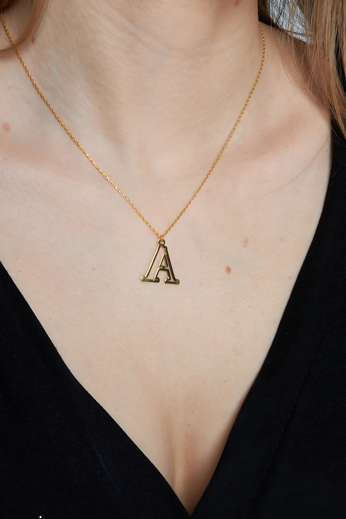 Harfli Tasarım Kolye - 925 GÜMÜŞ