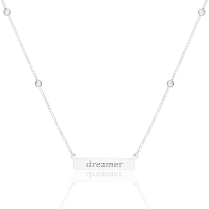 Top Zincirli isim Kolye - 925 GÜMÜŞ