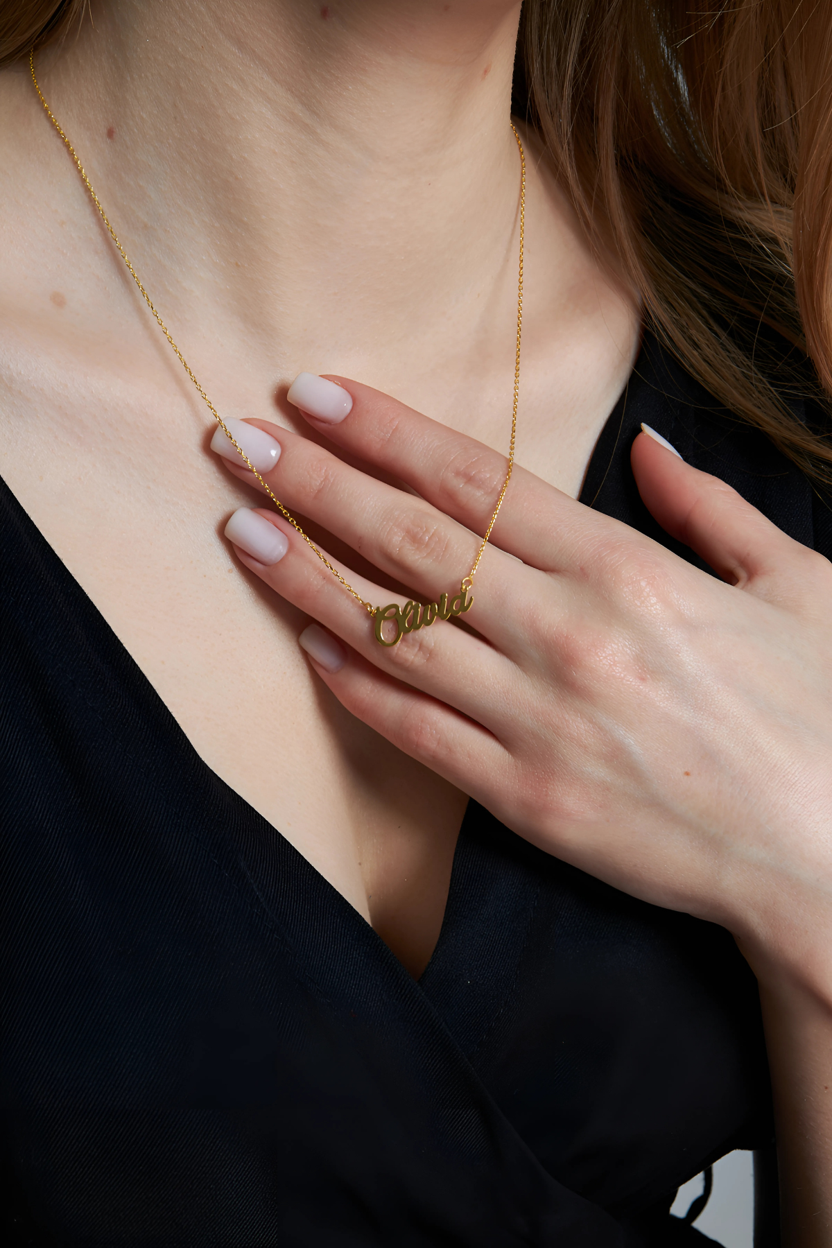 Yatay İsim Kolye - 925 GÜMÜŞ