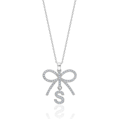 Fiyonk Harfli Kolye - 925 GÜMÜŞ