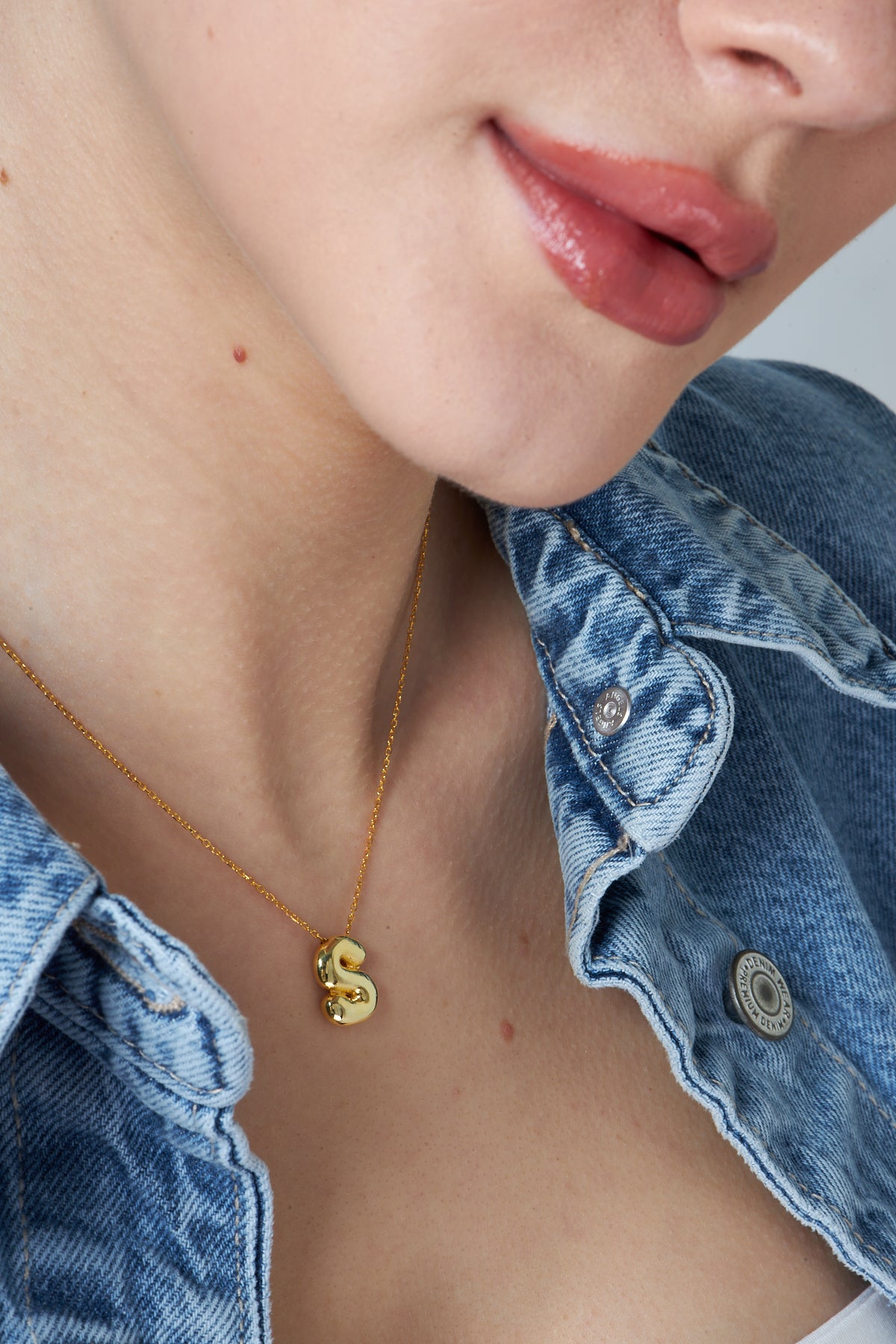 Balon Harf Kolye - 925 GÜMÜŞ