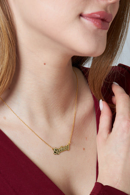 İsimli Yansıma Kolye - 925 GÜMÜŞ