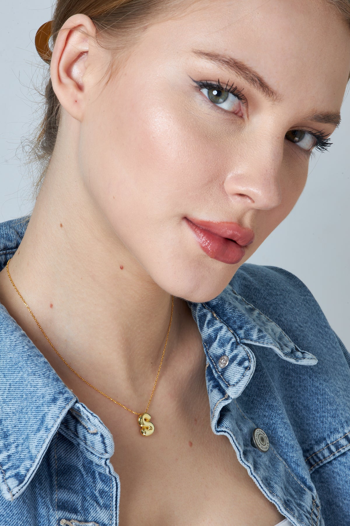 Balon Harf Kolye - 925 GÜMÜŞ