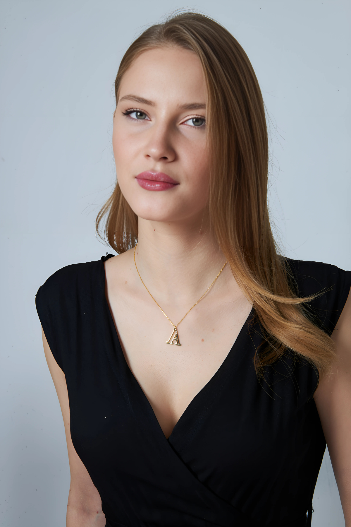 Harfli Tasarım Kolye - 925 GÜMÜŞ