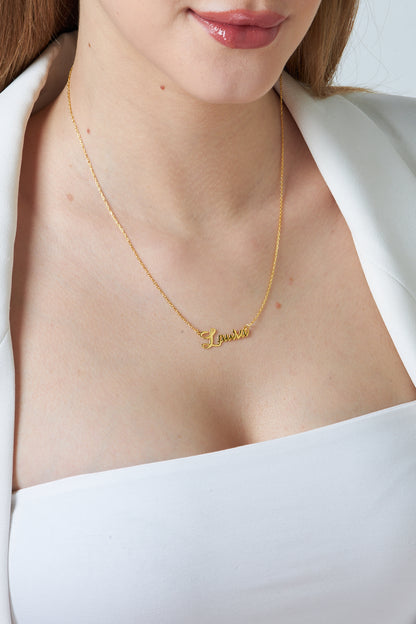 Fontlu İsim Kolye - 925 GÜMÜŞ