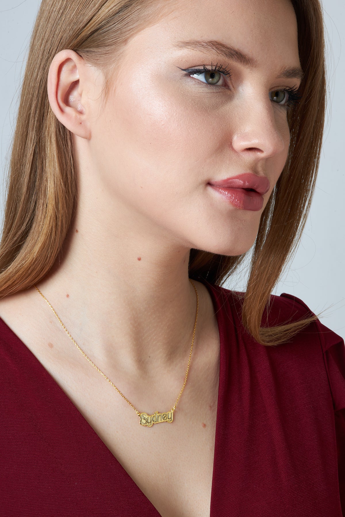 İsimli Yansıma Kolye - 925 GÜMÜŞ