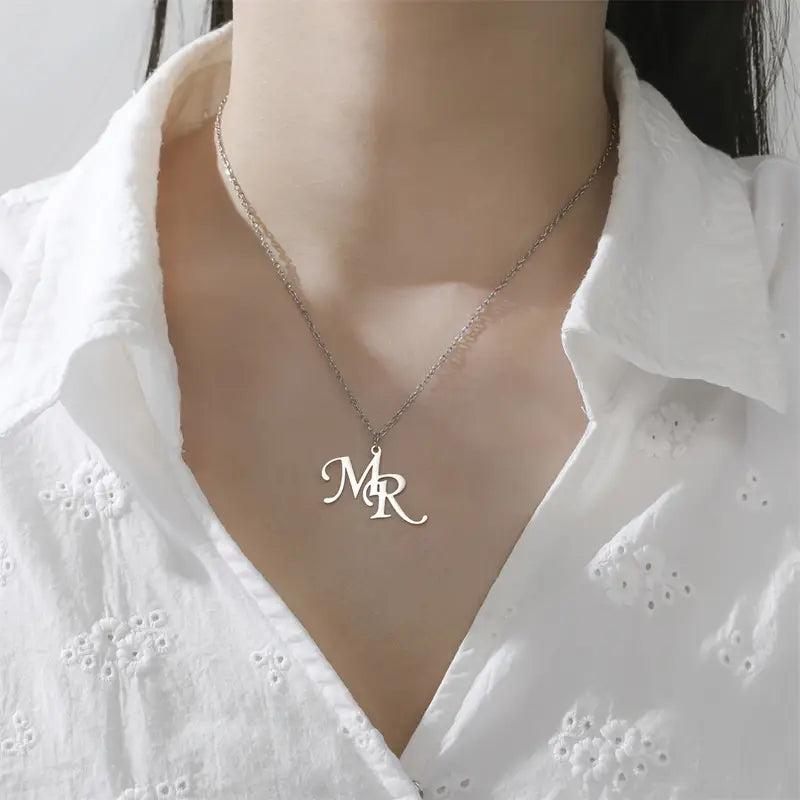 2 Harfli Baş Harf Kolye