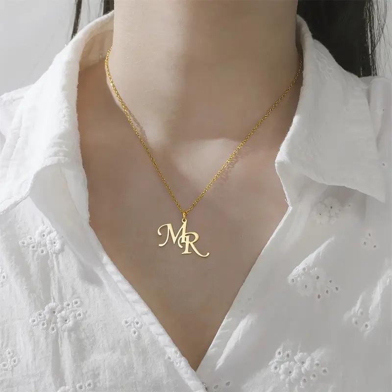 2 Harfli Baş Harf Kolye