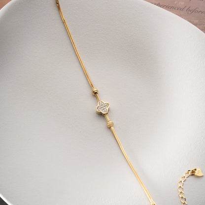 Charm Yonca Bileklik- 925 GÜMÜŞ
