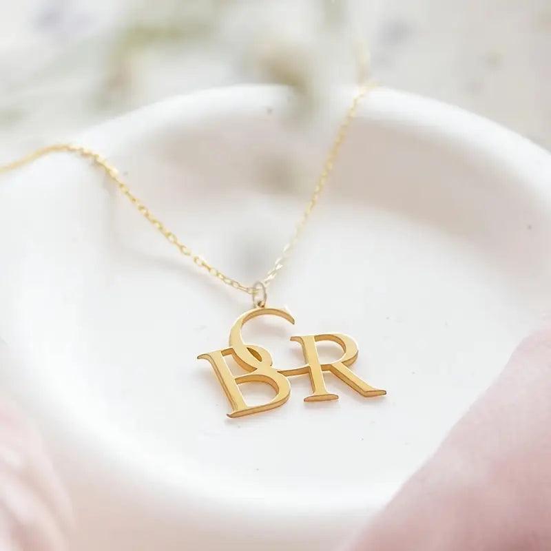 Harfli Özel Pandantif Kolye