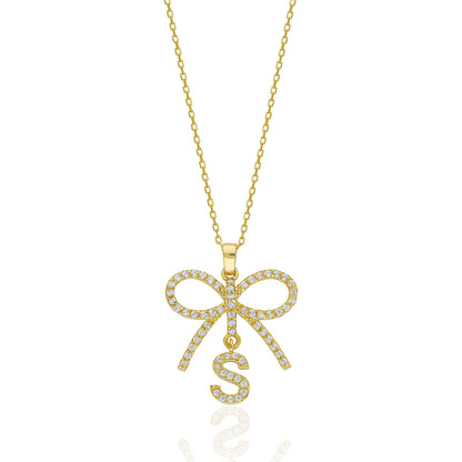 Fiyonk Harfli Kolye - 925 GÜMÜŞ